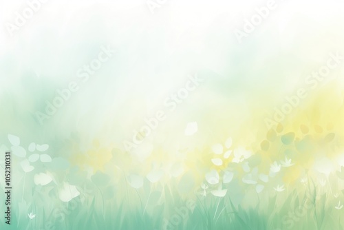 Soft green and yellow meadow backgrounds abstract outdoors.
