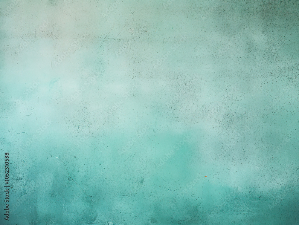 Obraz premium Teal Grunge Cement Concrete Background with Retro Vintage Texture