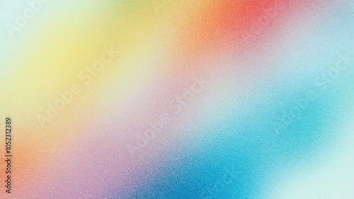 Bright abstract gradient background with vivid blue and red hues blending seamlessly, creating a dynamic and vibrant visual. Grainy gradients style, vintage noise, abstract background