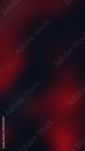 Dark and intense red gradient background with bold hues, creating a striking abstract visual. Grainy gradients style, vintage noise, abstract background