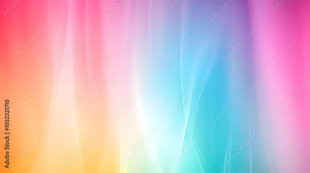 Obraz premium Abstract Colorful Wave Background with Silk-like Texture and Soft, Flowing Motion in Vibrant Hues of Blue, Pink, and Purple