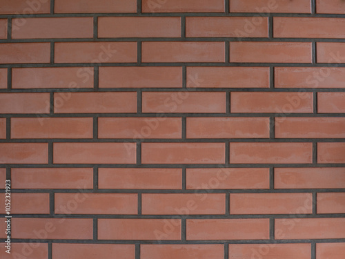 Beautiful Reddish-Brown Brick Wall Texture Background