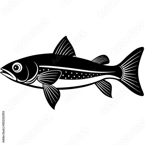 fish isolated on white