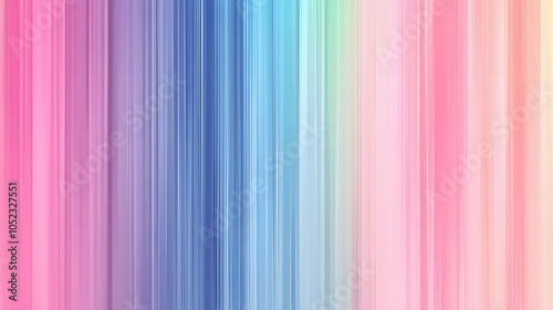 Colorful seamless vector illustration of vertical striped lines in pastel colors, perfect for wallpaper, backdrop, or design