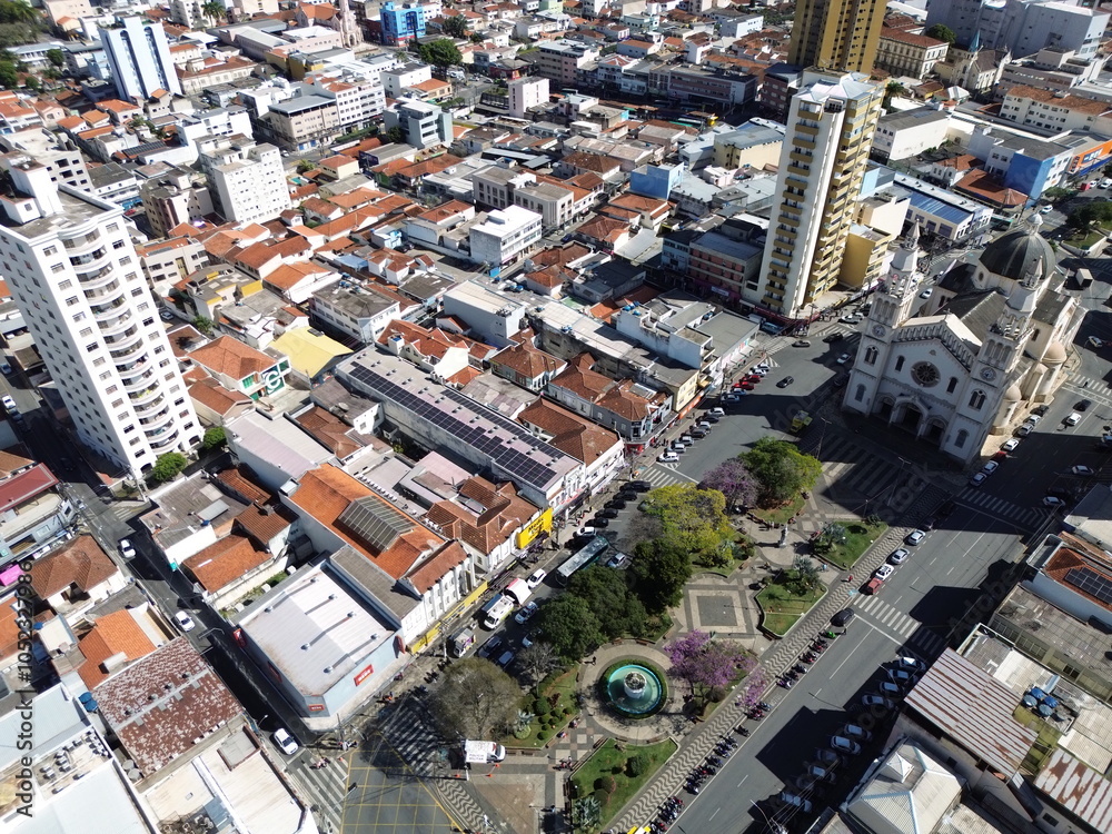 Fototapeta premium Imagens Aereas de Pouso Alegre Minas Gerais