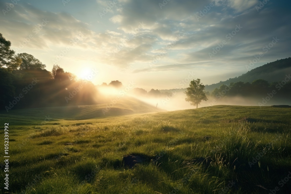 Nature grass sun landscape. Nature grass sun landscape.
