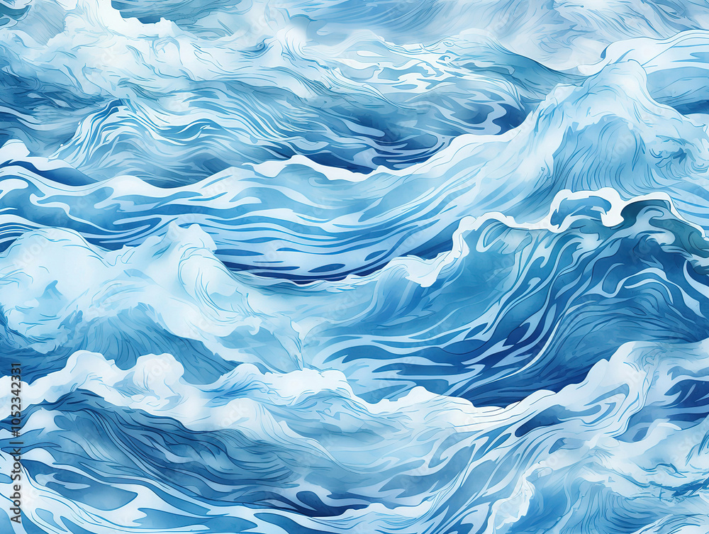 Seamless Realistic Water Ripples and Waves Transparent Texture Overlay - Infinite Ocean Horizon Seamless Realistic Water Ripples and Waves Transparent Texture Overlay - Infinite Ocean Horizon