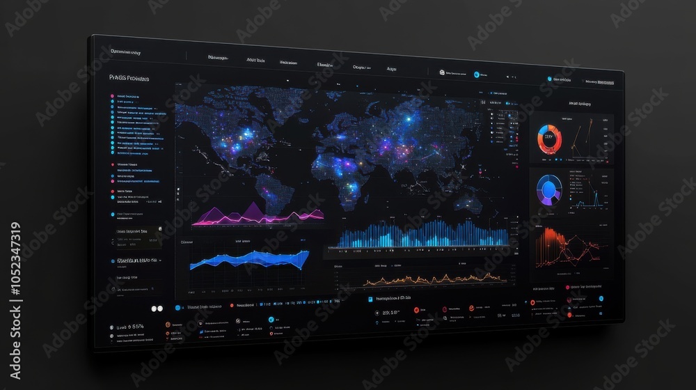 Predictive analytics for business: Predictive analytics dashboard showing future trends and forecasts Predictive analytics for business: Predictive analytics dashboard showing future trends and forecasts