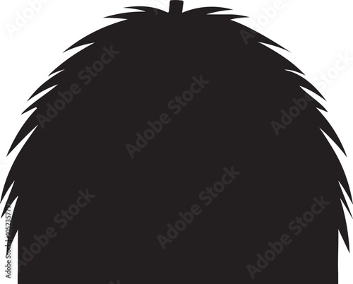Haystack Silhouette Vector illustration, Haystack agriculture vector
