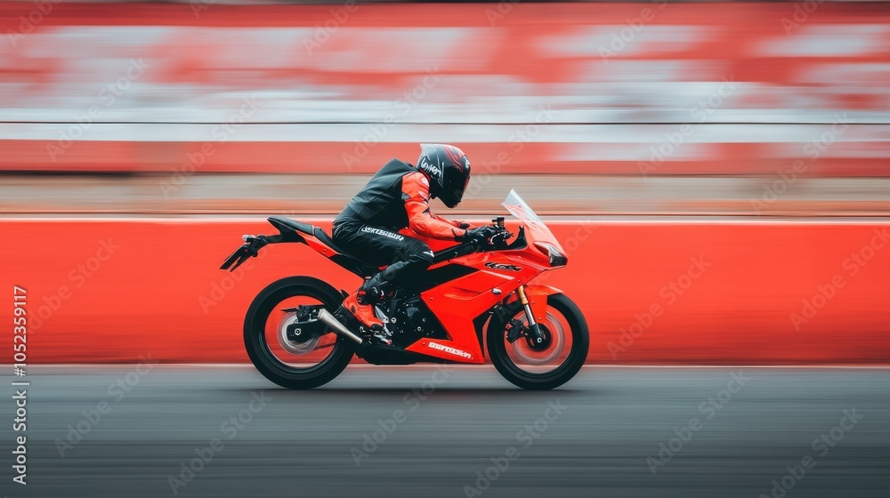 Motorcycle Racing at Buriram Racetrack