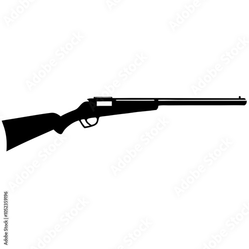 gun isolated on white