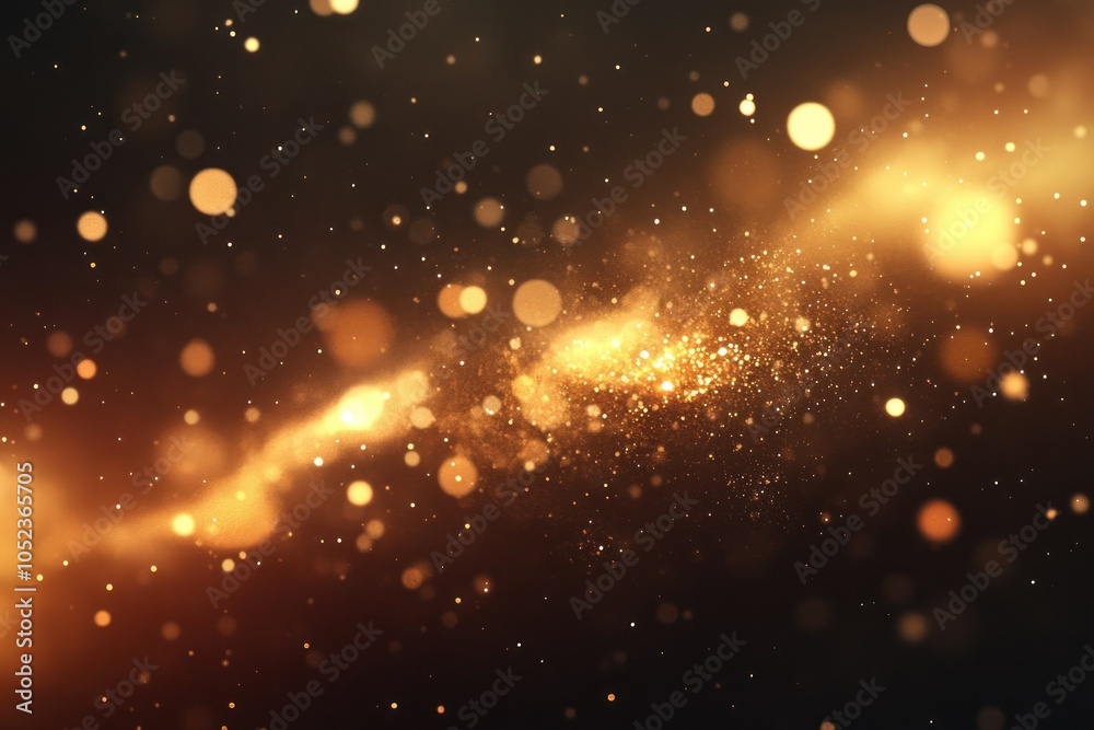 Fototapeta premium Warm Abstract Lights with Blurred Background