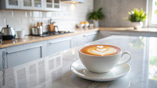 Wallpaper Mural Cappuccino in a Modern Kitchen Torontodigital.ca