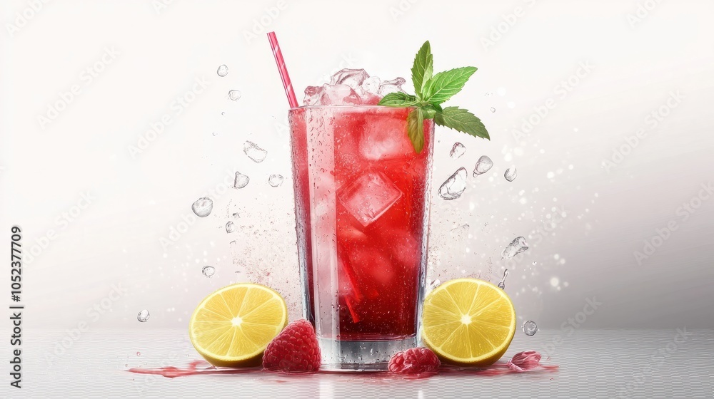 Summer alcohol cocktails on a transparent background Summer alcohol cocktails on a transparent background