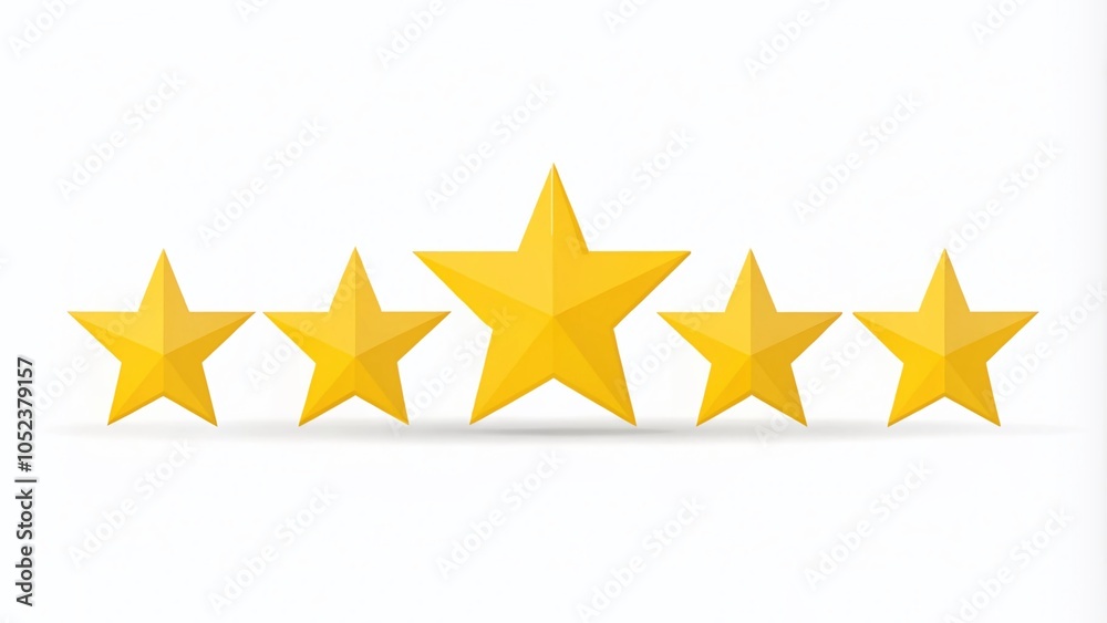 Five and Ten Star Customer Rating Concept for Product Reviews in Flat Style Five and Ten Star Customer Rating Concept for Product Reviews in Flat Style