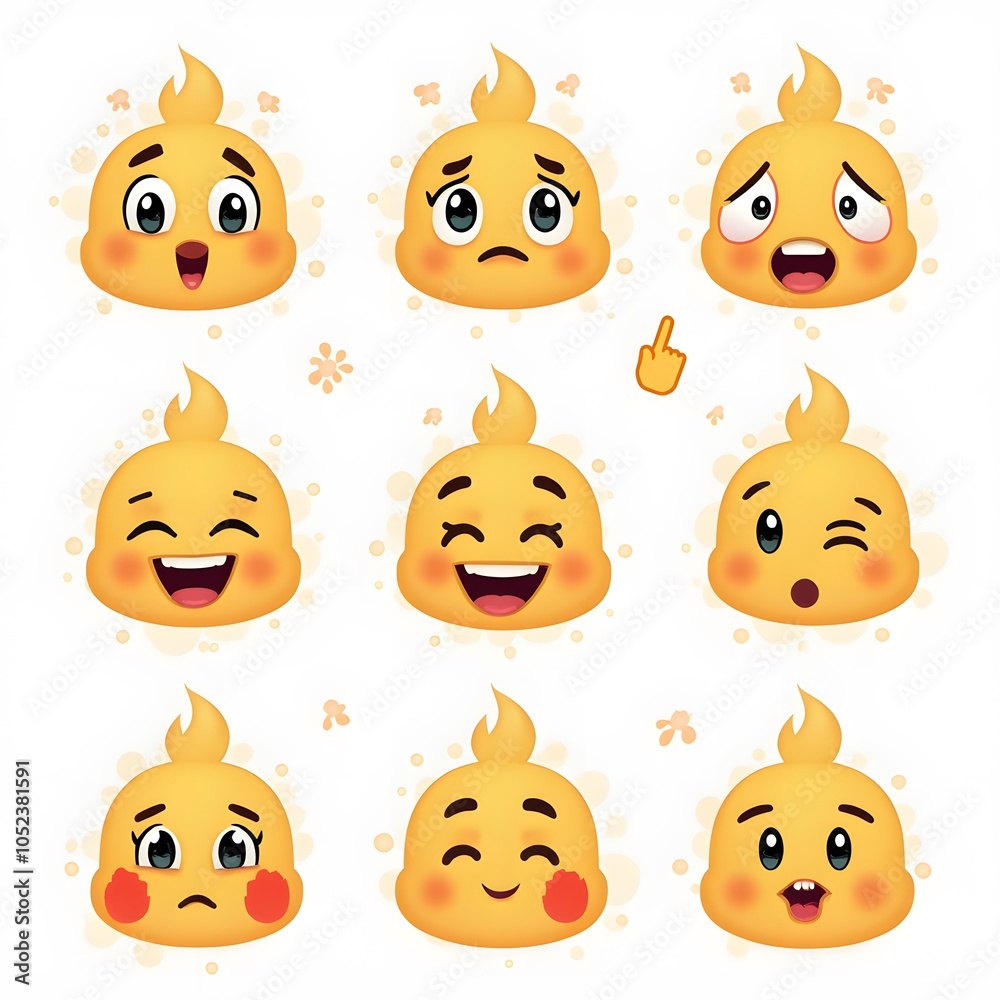 emoji expressions, face, happy, smile, vector, emotion, emoji, illustration, generative AI emoji expressions, face, happy, smile, vector, emotion, emoji, illustration, generative AI