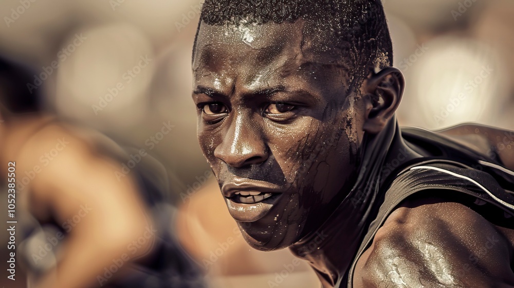 An athlete running a race with a determined expression, emphasizing the importance of efficiency in performance, Efficiency An athlete running a race with a determined expression, emphasizing the importance of efficiency in performance, Efficiency