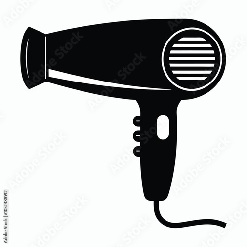 hair dryer on white background