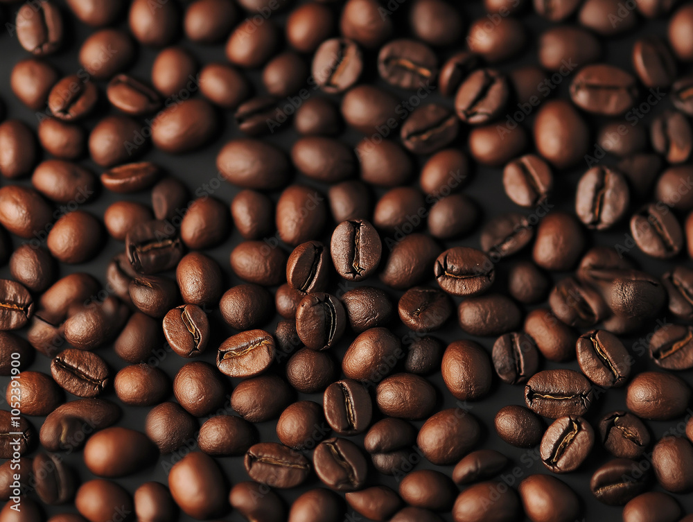 Coffee Beans for Background with Blank Space Coffee Beans for Background with Blank Space