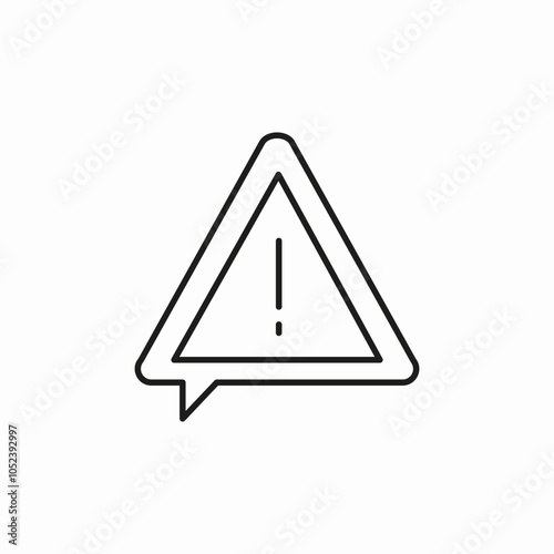 alert risk icon sign vector