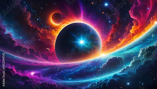 planet in space