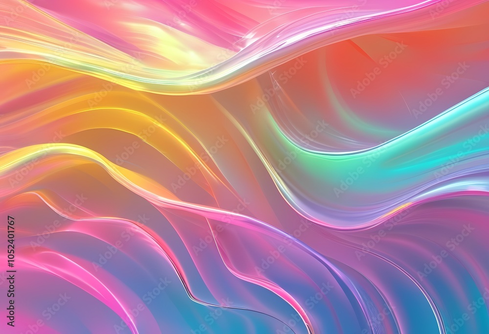 Obraz premium vaporwave gradient