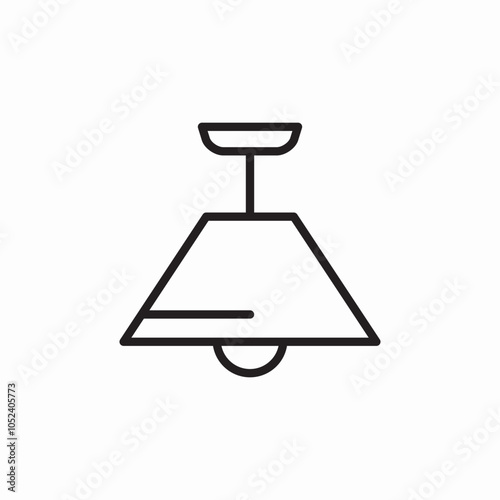 metal lamp icon sign vector