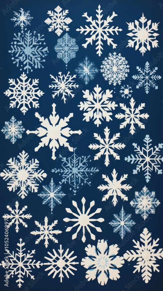 Snowflakes nature backgrounds decoration. Snowflakes nature backgrounds decoration.
