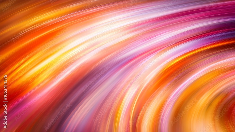 Obraz premium Swirling Lights in Vibrant Abstract Composition