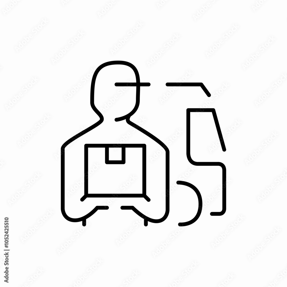 delivery service icon sign vector delivery service icon sign vector