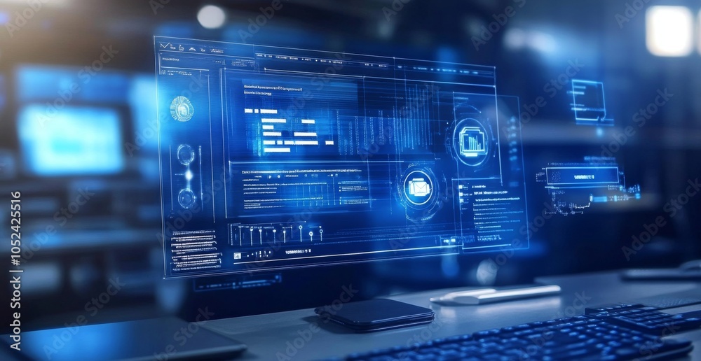 Fototapeta premium Revolutionizing Technology with Low Code Platforms