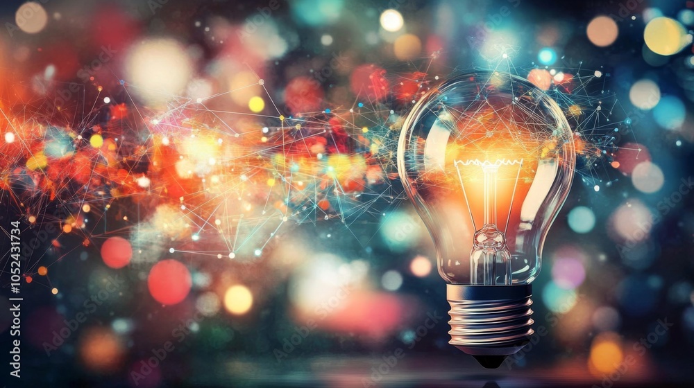 Genius marketing strategies represented through a light bulb. Genius marketing strategies represented through a light bulb.