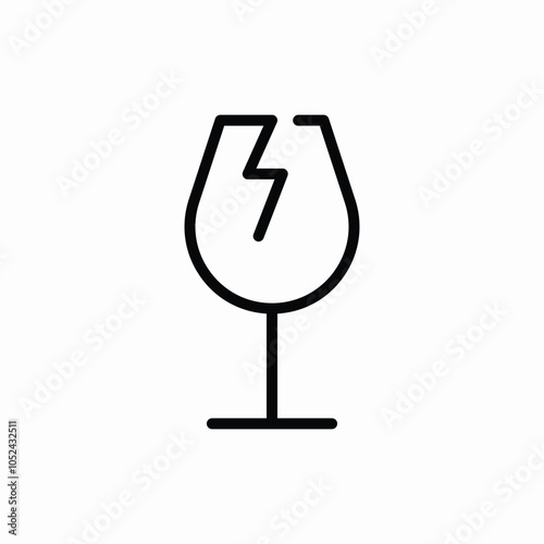 fragile and packing icon sign vector