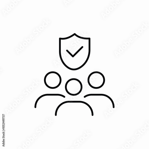 family insurance icon sign vector