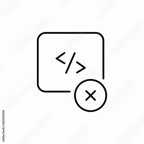script program icon sign vector