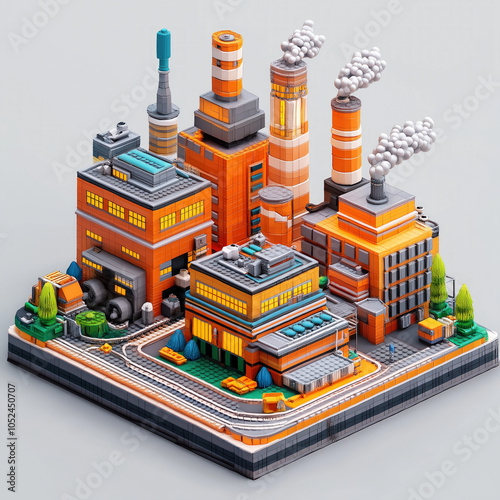3d Factory Isolated