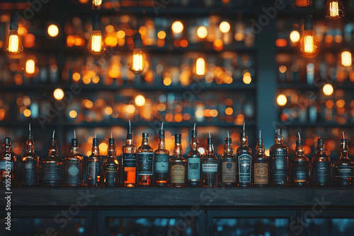 Blur Bar Lights Background