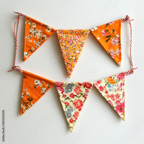 Bunting Isolated