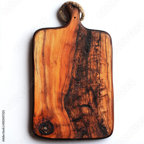 Dark Cutting Board Isolated