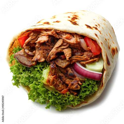 Doner Kebab Isolated