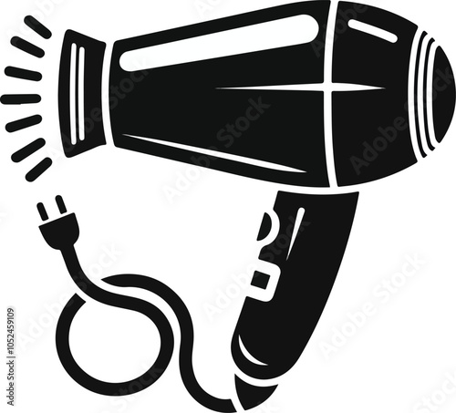 hair dryer vector
