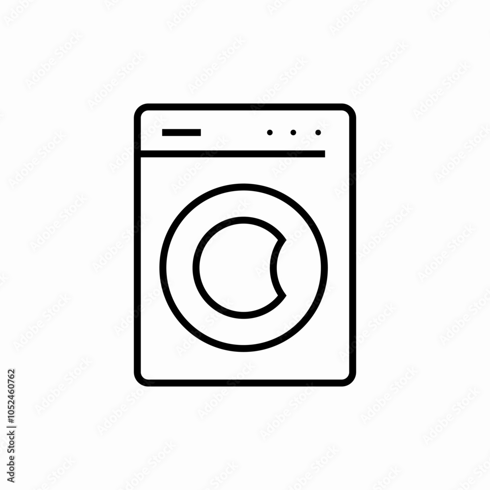 washing machine icon sign vector washing machine icon sign vector