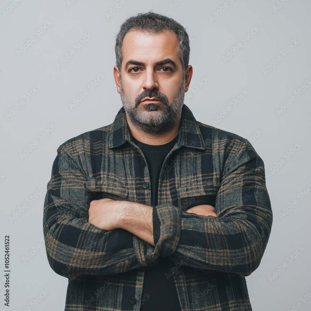 Fototapeta premium Man 40s Isolated