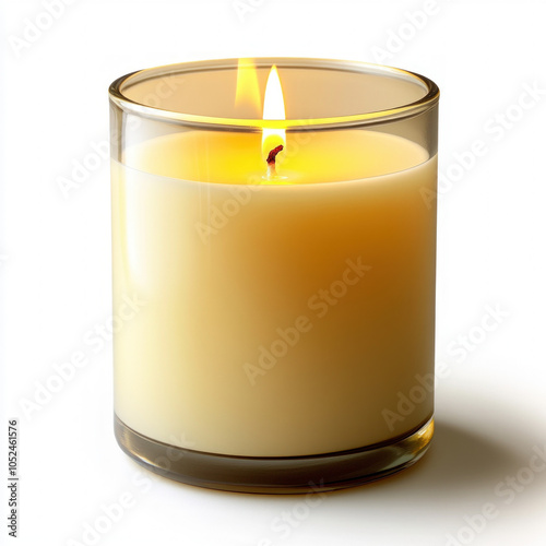 Memorial Candle Isolated