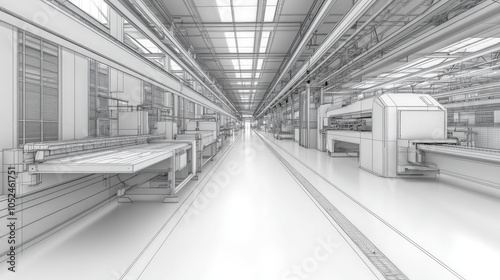 Minimalist Factory Backgrou...