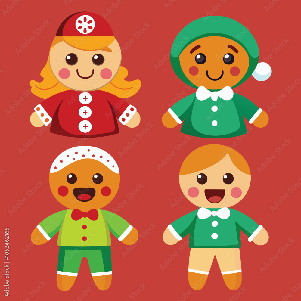 Christmas holiday elements vector set Christmas holiday elements vector set