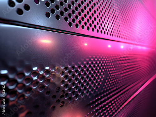 Pink Metallic Background