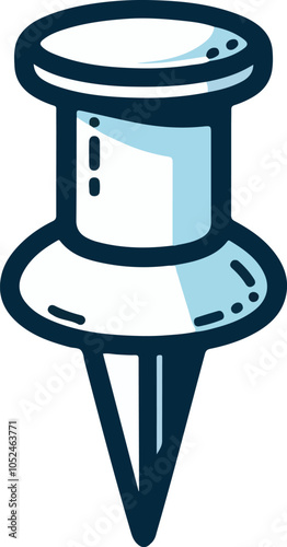 Push Pin vector