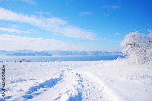 Hokkaido outdoors horizon nature. photo