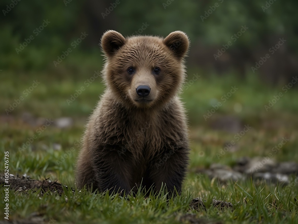 Brown bear cub. Brown bear cub.